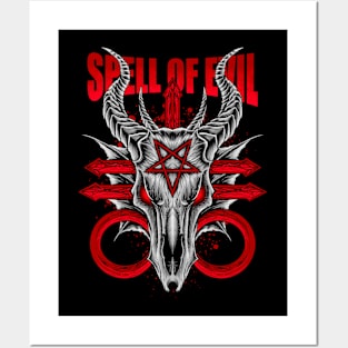 Baphomet Spell of evil Posters and Art